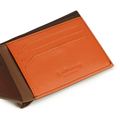 Brave Brown Vegan Bifold Wallet-3