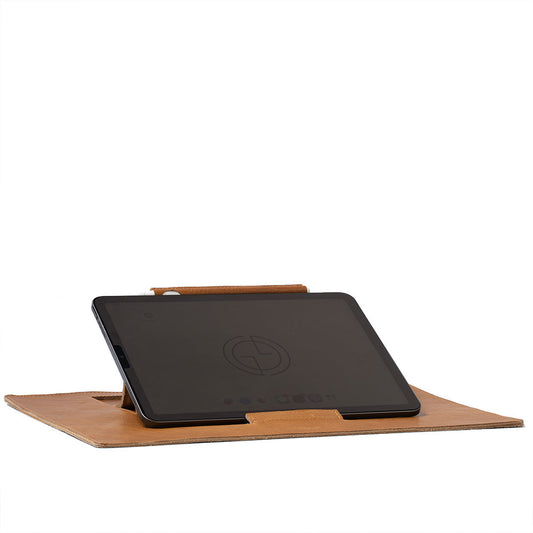 Leather Desktop Mat for iPad-0