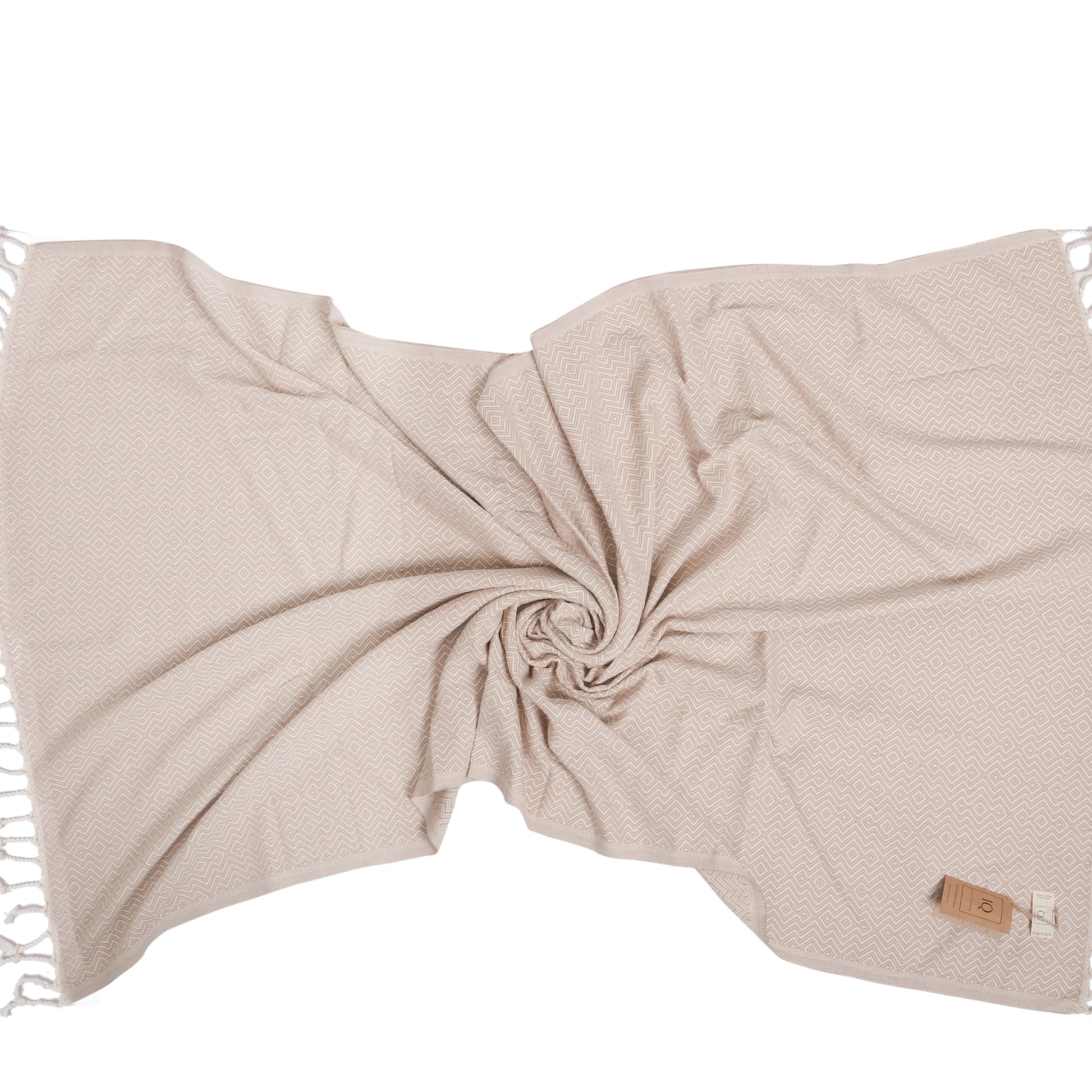 Hamamtuch | Saunatuch | Strandtuch | Peru | Beige | 180x100 cm-3