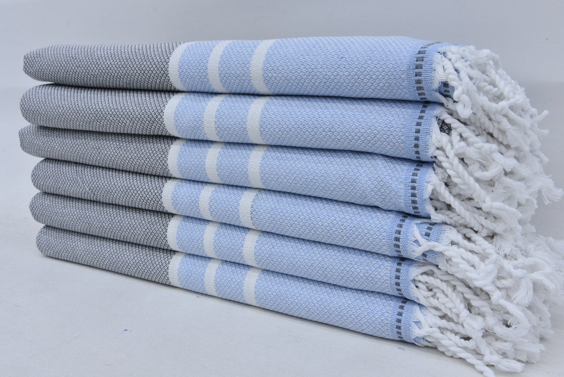 Hammam Towel | Beach Towel | Yoga Towel | 100x80cm made from 100% Turkish Cotton-3