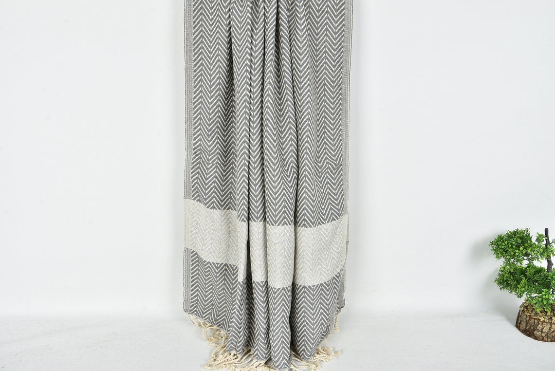 Hammam Towel | Beach Towel | Yoga Towel | 100x80cm made from 100% Turkish Cotton-1