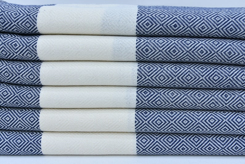 Hammam Towel | Beach Towel | Yoga Towel | 100x80cm made from 100% Turkish Cotton-2