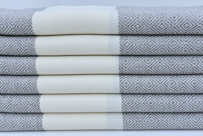 Hammam Towel | Beach Towel | Yoga Towel | 100x80cm made from 100% Turkish Cotton-2