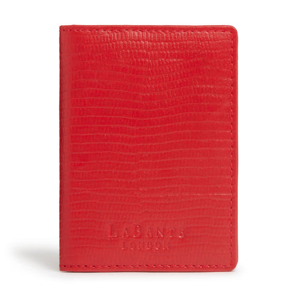 Nutcombe Red Passport Holder & Credit Card holder Gift Box-3