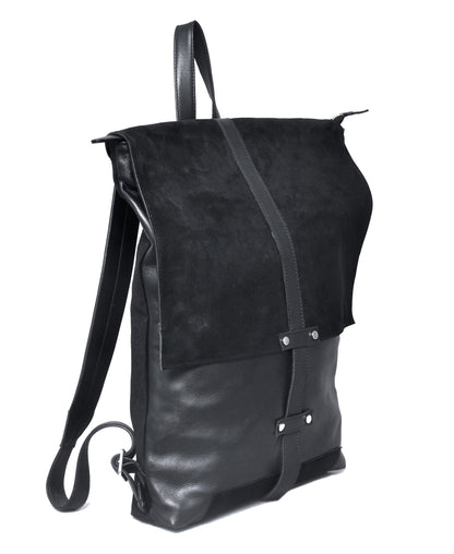 Infinite Whirling Suede Backpack-1