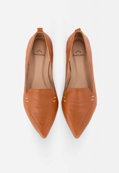 Butia Leather Ballerina Flats