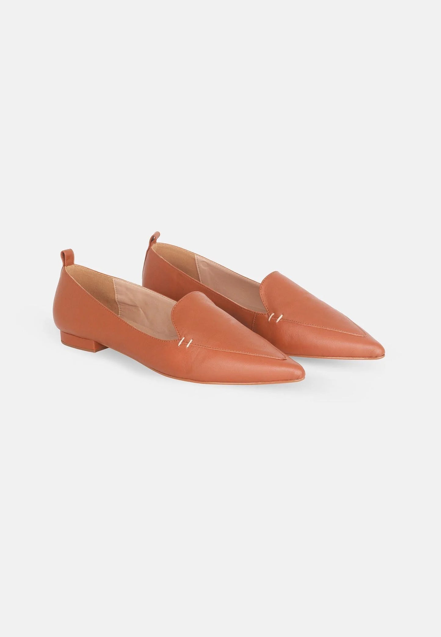 Butia Leather Ballerina Flats