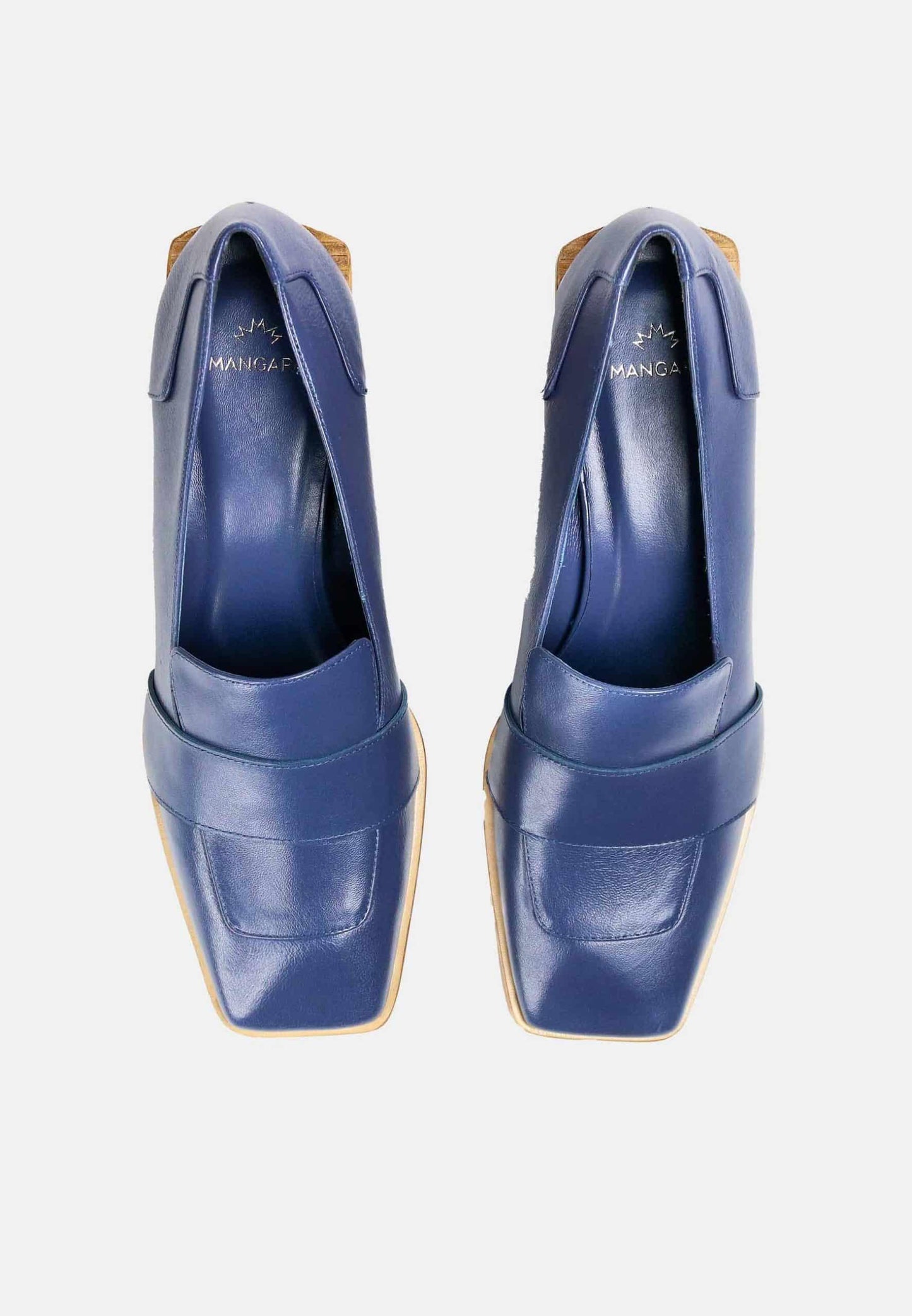 Louro Square Toe Leather Loafers