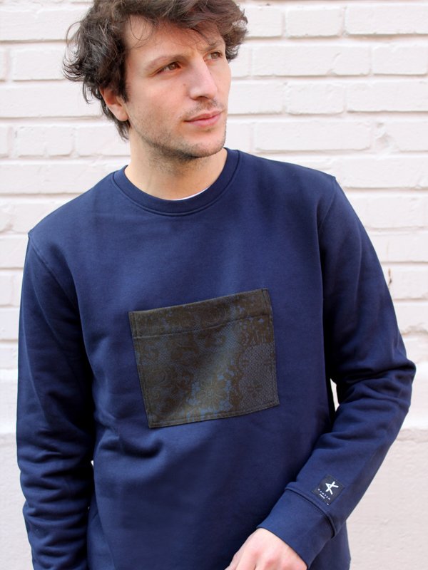 Sweatshirt Kanten Jiba Navy 2