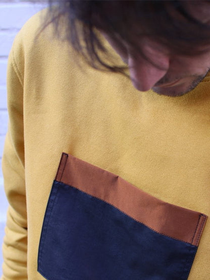 Sweatshirt Jiba - Ochre-1