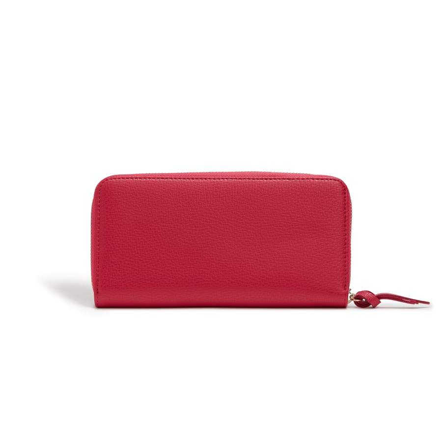 Serene Pink Vegan Zip Around Wallet-4