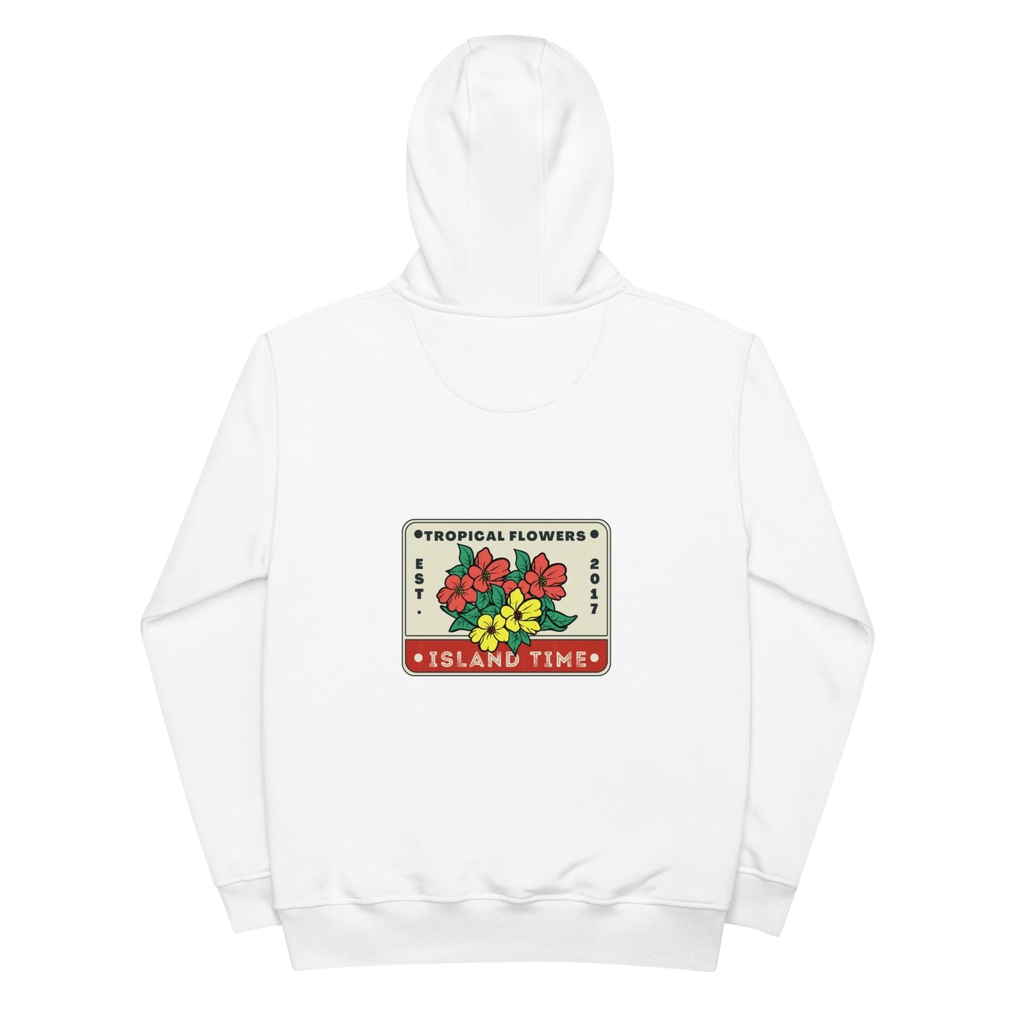 Tropical flowers hoodie-3