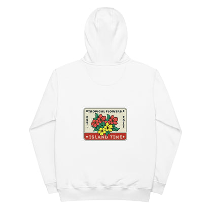 Tropical flowers hoodie-3